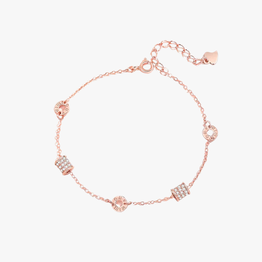 18K Glamour Bracelet – 925 Sterling Silver