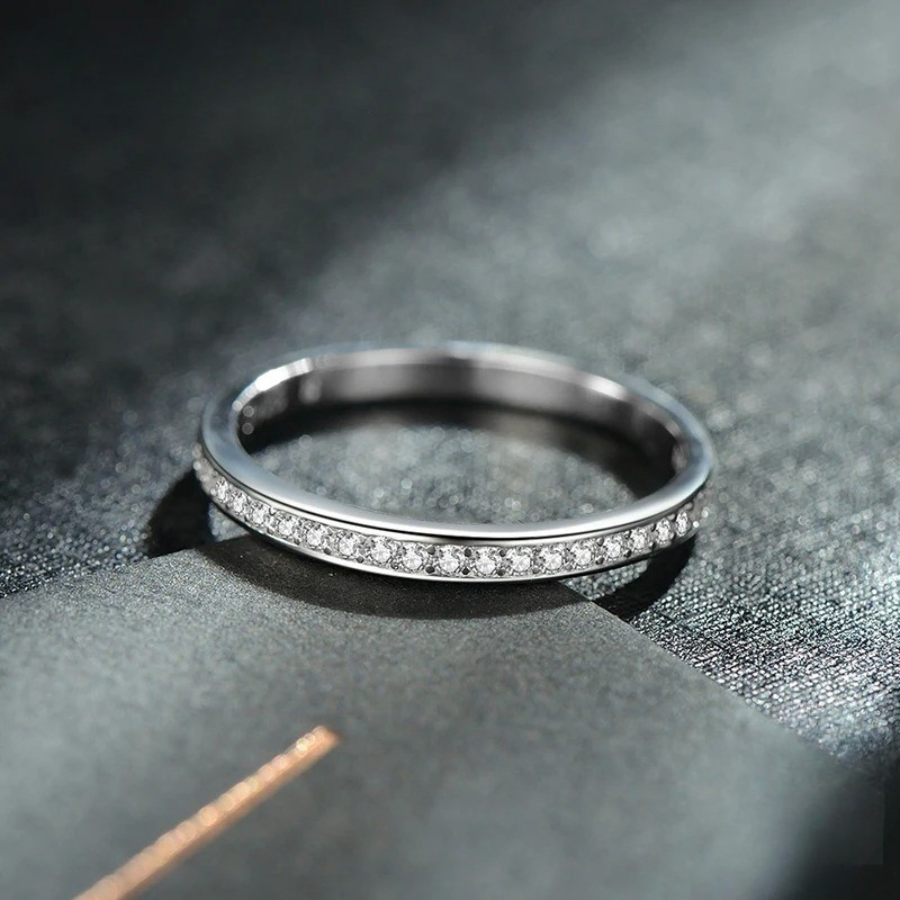 Elegant Simple CZ Ring – 925 Sterling Silver